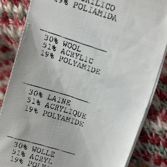 Anthropologie Aldo Martins Sweater Coat womens Fair Isle Long Knit Hoodie Duster - Picture 12 of 14